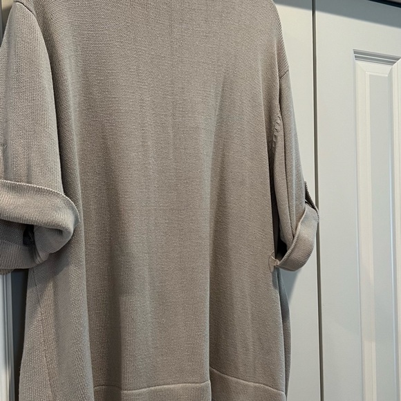 TOGETHER open taupe cardigan  LG  / XL - Picture 2 of 8